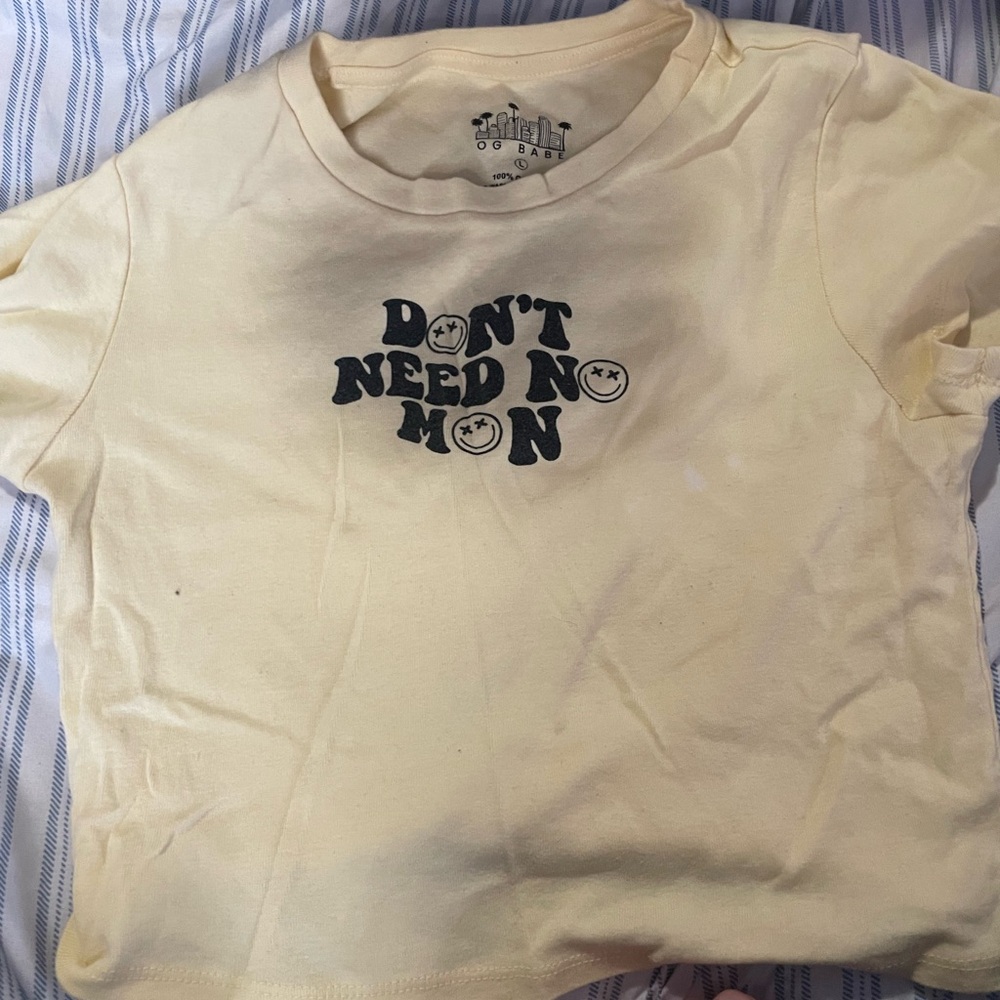 Kids Yellow Graphic Tee